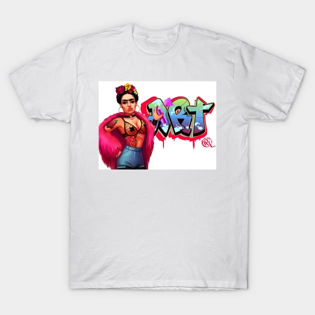 frida kahlo art T-Shirt by Rusalka_art